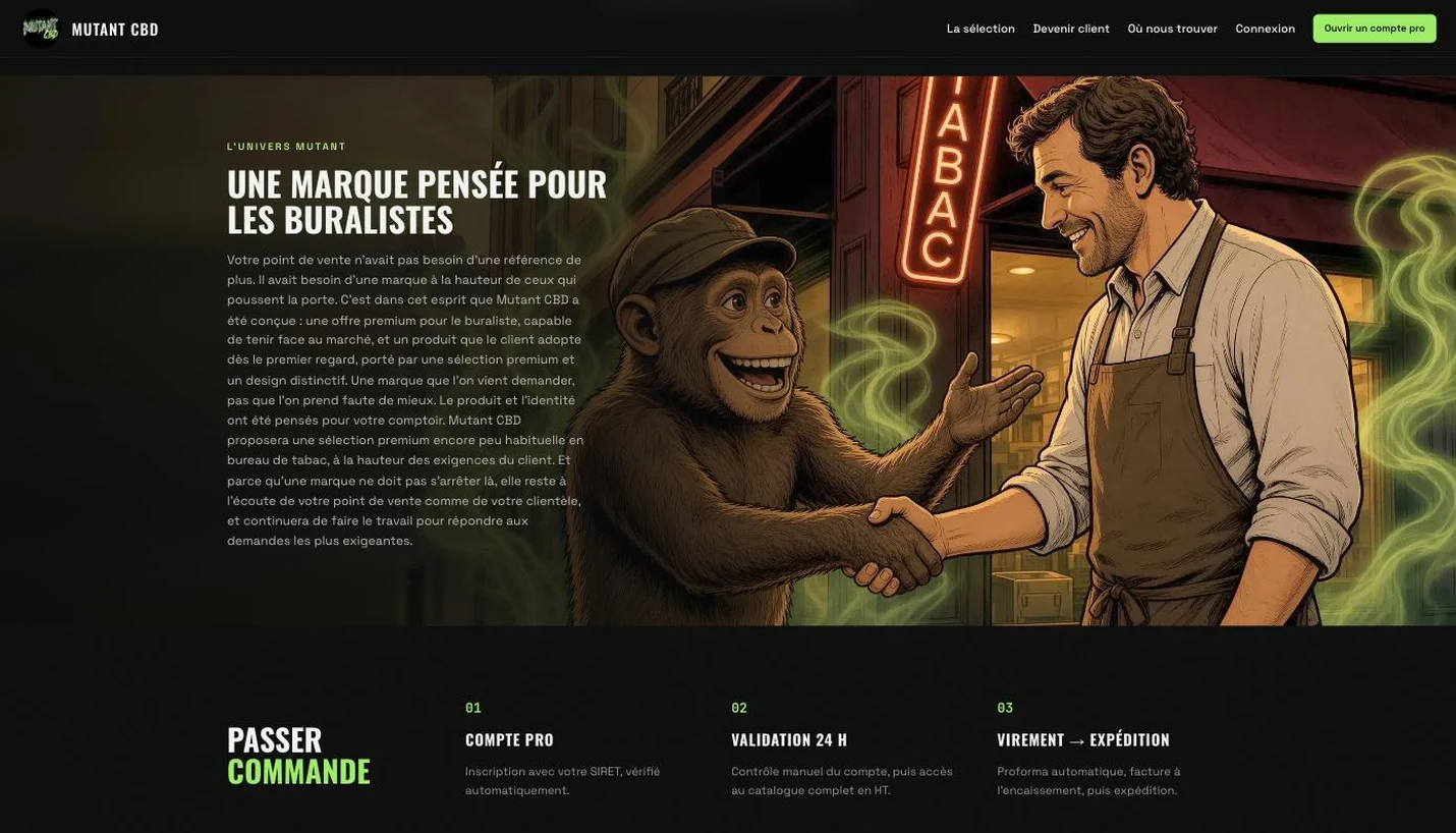 Le parcours de commande en trois étapes